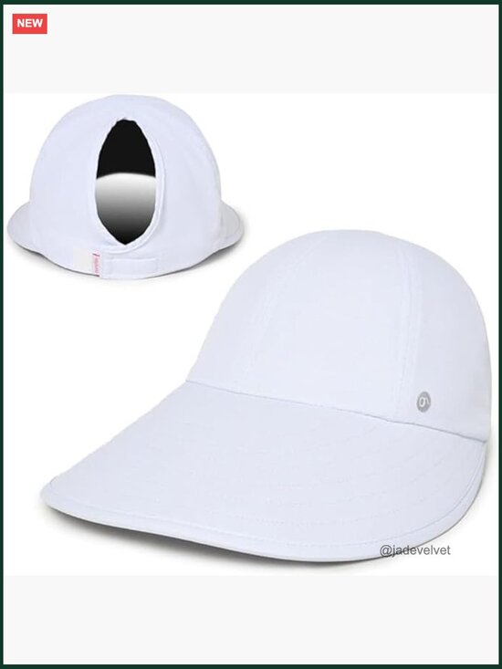 Wide Brim Ponytail Sun Hat UPF 50 Patented Design Adjustable main image 4